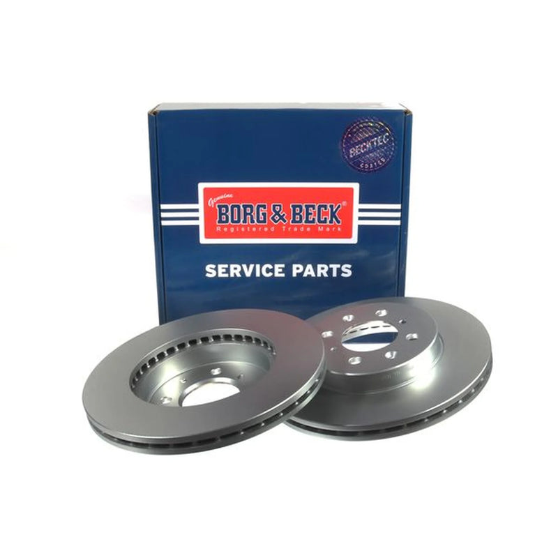 Borg & Beck Front & Rear Brake Discs & Pads fits Honda Civic VI Fastback