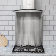 Baridi Splashback for Cooker Hoods 60 x 75cm - Stainless Steel DH193 Baridi - Dynamic Drive