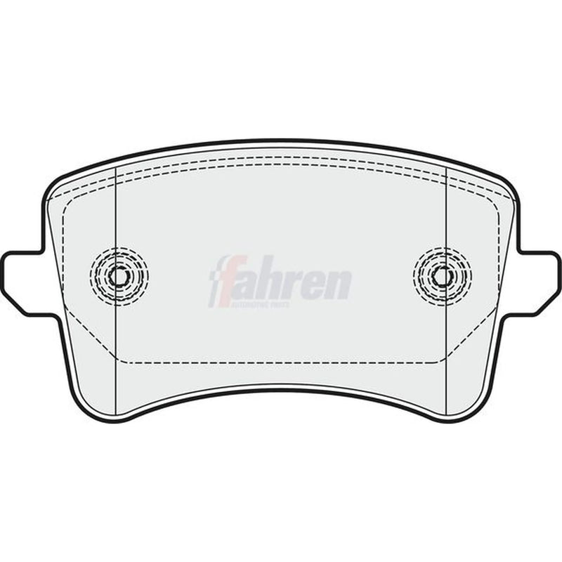 Fahren Rear Brake Pad Set FBP3310
