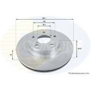 Comline Front & Rear Brake Discs & Pads fits Subaru Impreza 2000-2009 1.6