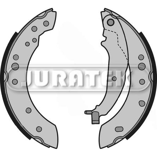 Juratek Brake Shoe Set Axle Kit Rear fits Mitsubishi Colt VI 2004-2012