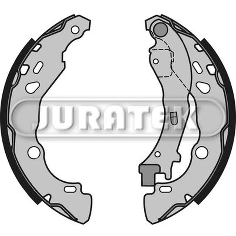 Juratek Brake Shoe Set Axle Kit Rear fits Citroën C2 2003-2012 1.1 1.4