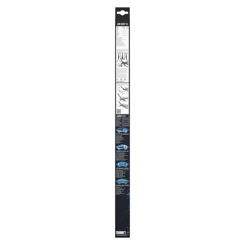 Bosch Aerotwin Front Wiper Blade Set 650mm + 650mm — AR657S fits Citroën C8