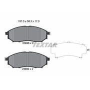 Textar Front Brake Pad Set 2369803