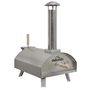 Dellonda Portable Wood-Fired Pizza Oven and Smoking Oven Stainless Steel Dellonda  - Dynamic Drive