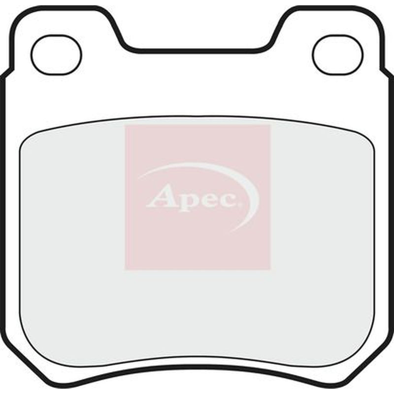 Apec Front & Rear Pads fits Vauxhall Carlton 1987-1994 1.8