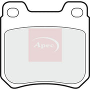 Apec Rear Brake Pad Set fits Opel Omega B 1994-2003 2.0 2.2 2.5 2.6 3.0 3.2