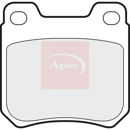 Apec Rear Brake Pad Set PAD619