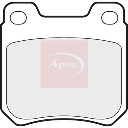 Apec Rear Brake Solid Discs & Pads fits Saab 900 II 1993-1998 2.0 2.3 2.5