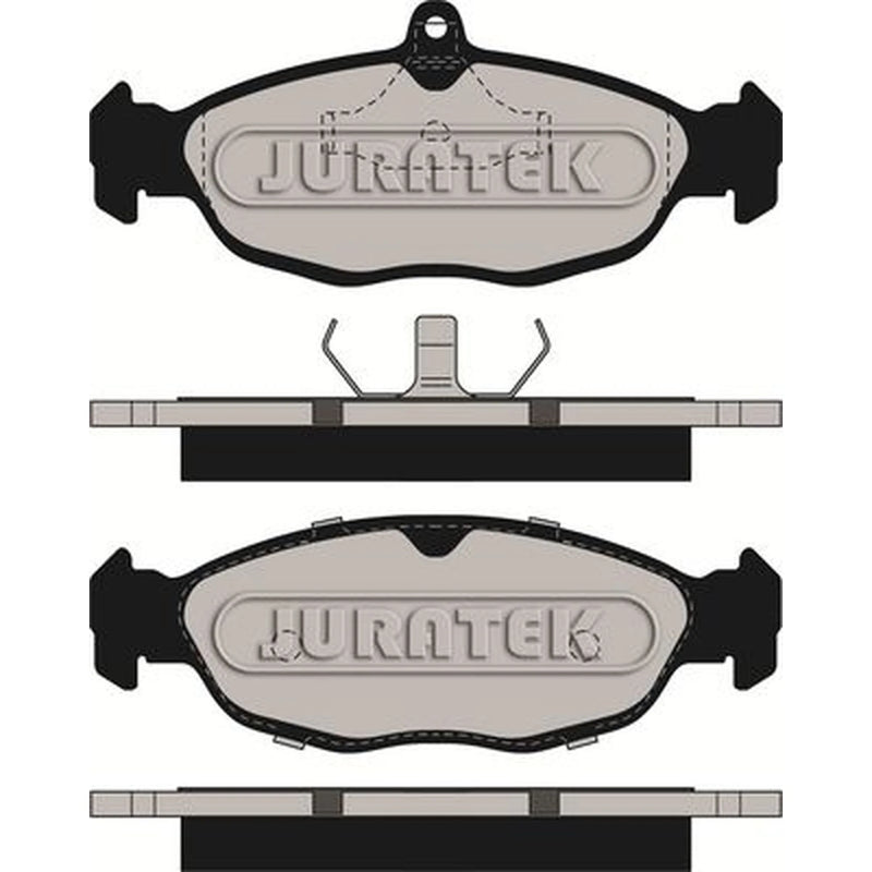 Juratek Front Brake Pad Set fits Daewoo Lanos 1997 on 1.3 1.5