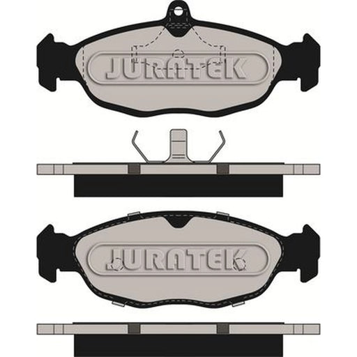 Juratek Front Brake Pad Set fits Daewoo Lanos 1997 on 1.3 1.5