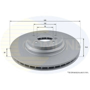 Comline Front & Rear Brake Discs & Pads fits BMW 3 2004-2013