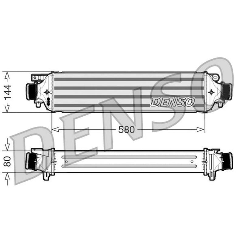 Denso Intercooler (Charge Air Cooler) fits Fiat Bravo II 2008-2014 2.0
