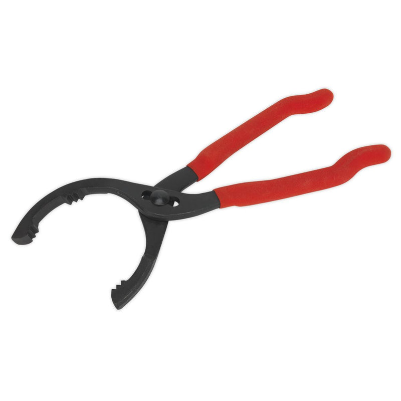 Sealey Oil Filter Pliers Forged60-108mm Capacity AK6411 Sealey - Dynamic Drive