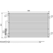 Valeo Air Conditioning Condenser 817386