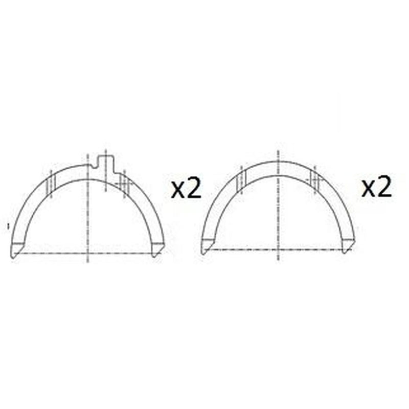 FAI Thrust Washer Set 91.2mm fits Ford Ranger 1999-2012 2.5