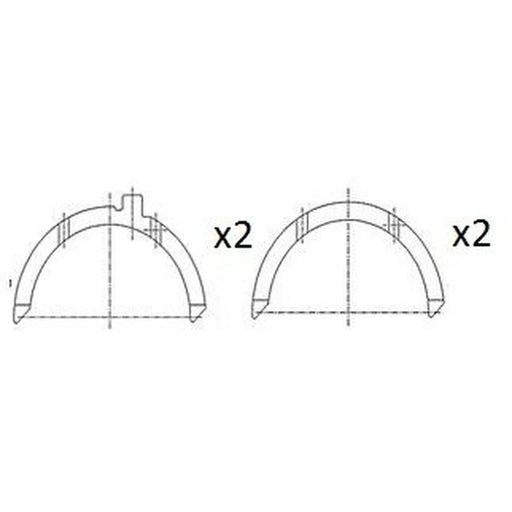 FAI Thrust Washer Set 91.2mm fits Ford Ranger 1999-2012 2.5
