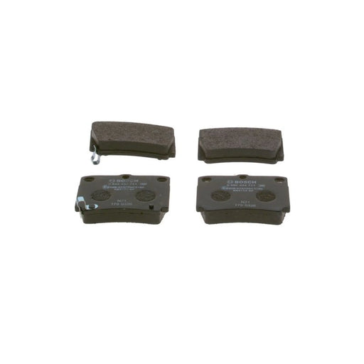 Bosch Front & Rear Pads fits Mitsubishi Pajero Sport II 2008 on 2.5