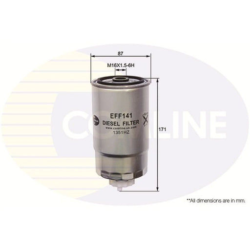 Comline Fuel Filter Element fits Alfa Romeo 147 2001-2010 1.9