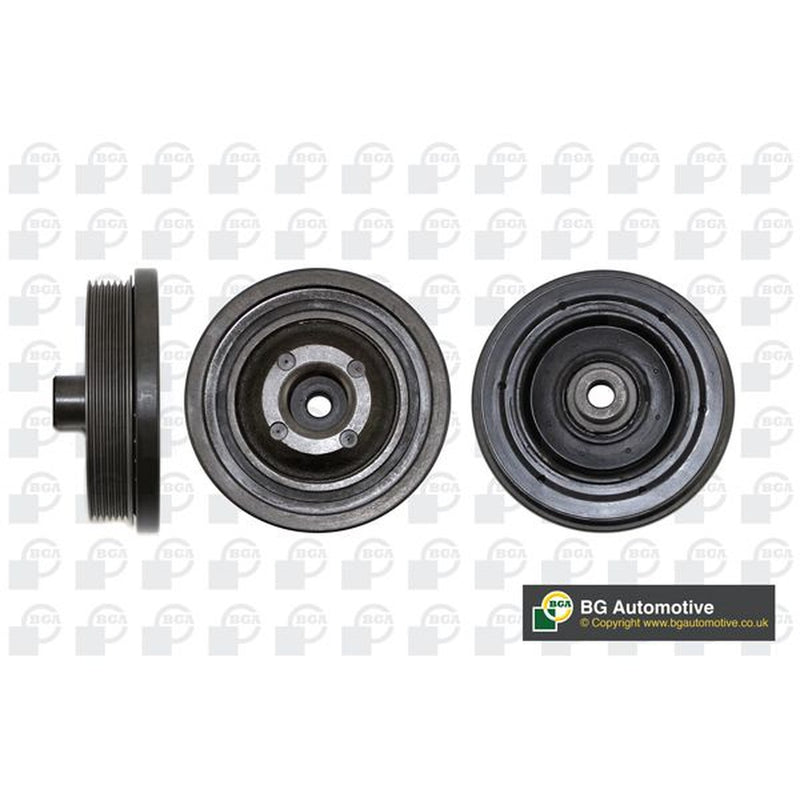 BGA Crank Shaft Belt Pulley fits Ford Focus I 2001-2004 1.8