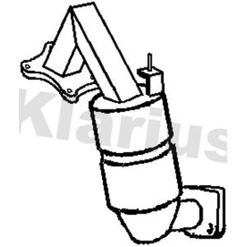 Klarius Catalyst Type Approved With Pipe Front fits Nissan Primastar 2001-2002