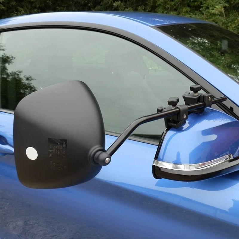 Milenco Grand Aero 3 Towing Mirror - Flat (Twin Pack) - With Storage Bag Case Milenco  - Dynamic Drive