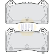 NAPA Front Brake Pad Set fits Ford Focus III 2015-2018 2.3