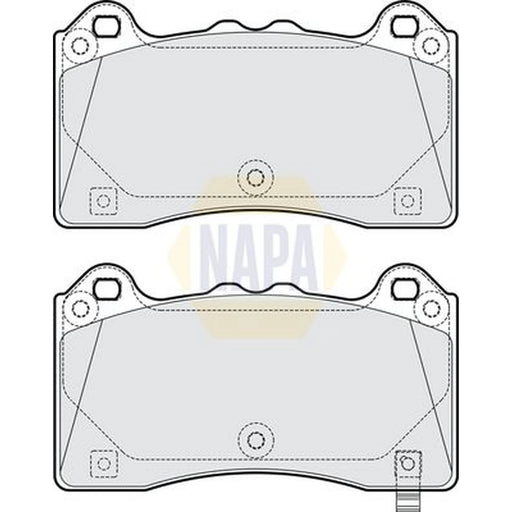 NAPA Front Brake Pad Set NBP1904