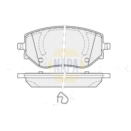 NAPA Front Brake Pad Set NBP1923