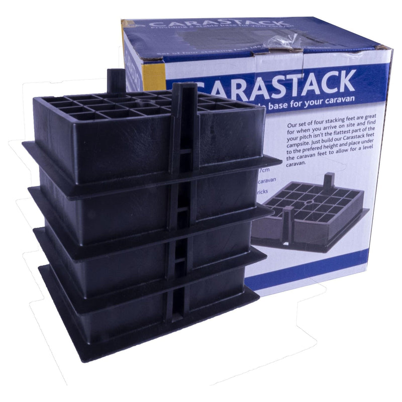 Caravan Carastack Stacking Pads Feet Blocks Corner Steady Winder Feet - Set of 4 Powerpart  - Dynamic Drive