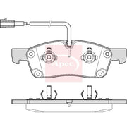 Apec Front Brake Pad Set fits Maserati Levante SUV 2016 on 3.0