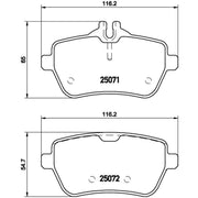 Brembo Front / & Rear / Brake Discs & Pads fits Mercedes-Benz Sl 2012-2020