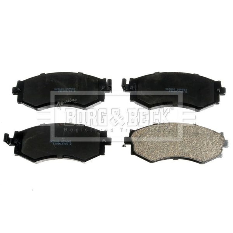Borg & Beck Front Brake Vented Discs & Pads fits Nissan 200SX 1988-1994 1.8 2.0