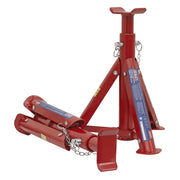 Sealey AXLe Stands (Pair) 2 Tonne Capacity per Stand Folding Type AS2000F Sealey - Dynamic Drive