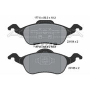 Textar Front Brake Pad Set 2315402