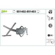 Valeo Electric Window Regulator Lifter Left Front 851402