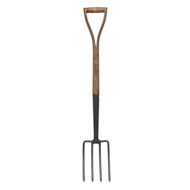 Draper Carbon Steel Border Fork with Ash Handle 14304 Draper - Dynamic Drive
