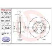 Brembo Front & Rear Brake Discs & Pads fits Hyundai Tucson 2004-2010 2.0 2.7