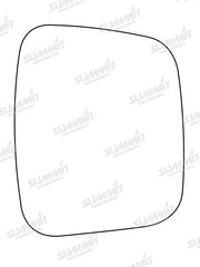Summit Heated Base Plate With Commercial Mirror Glass fits Peugeot Bipper 07 on RHS Summit - Bars 4 Cars