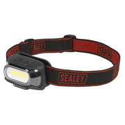Sealey Rechargeable Head Torch with Auto-Sensor 8W COB LED HT08R Sealey - Dynamic Drive