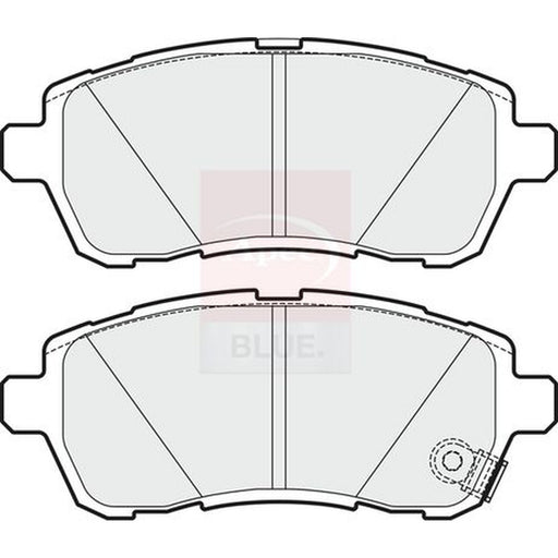 Apec Front Brake Pad Set fits Daihatsu Materia 2006 on 1.5