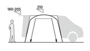 Easy Camp Utne Driveaway Awning Grey Easy Camp - Dynamic Drive