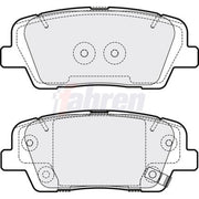 Fahren Rear Brake Pad Set FBP3662