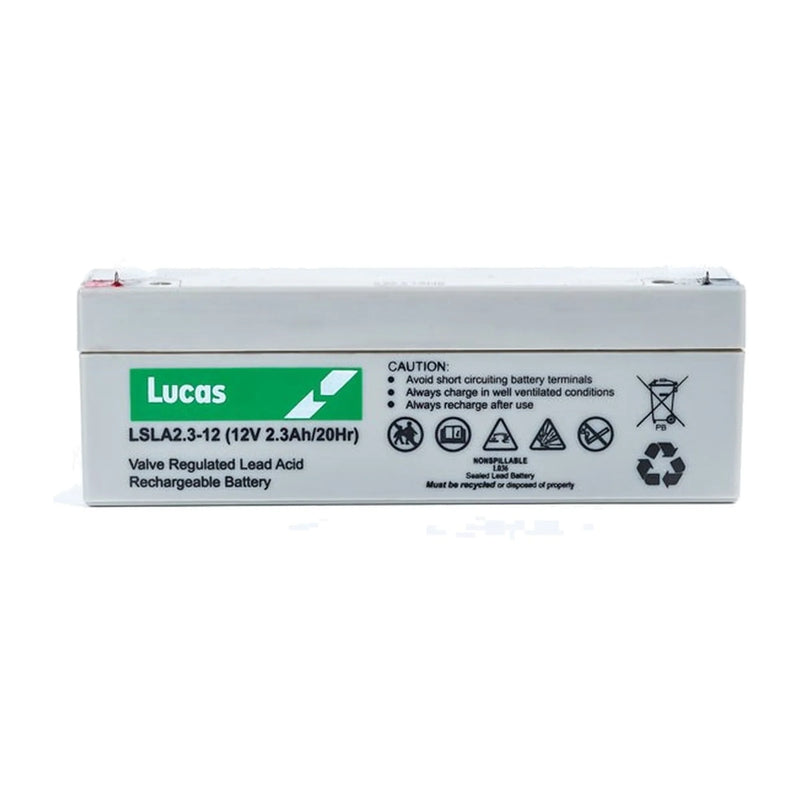 Lucas 12V 2.3Ah AGM Standby Battery