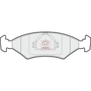 Apec Front Brake Pad Set fits Ford Puma 1997-2002 1.4 1.7