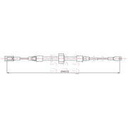Apec Handbrake Cable Front fits Mercedes-Benz Sprinter 2-T 1995-2006