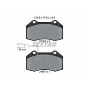 Textar Front Brake Pad Set 2416202