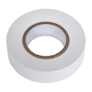 Sealey PVC Insulating Tape 19mm x 20m White Pack of 10 ITWHT10 Sealey - Dynamic Drive