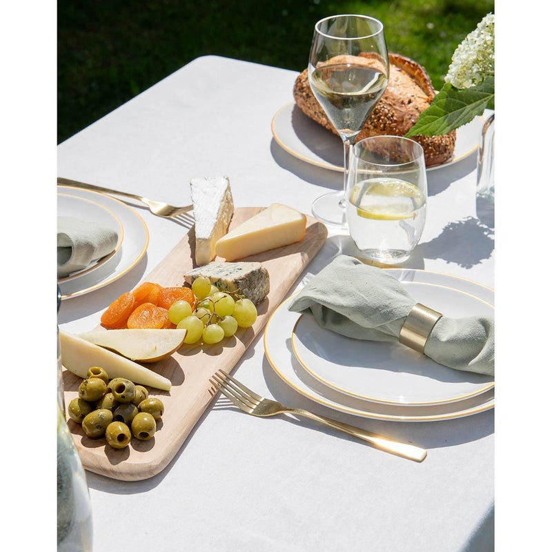 Gimex Linea Line Tableware Gold 12 Pieces Gimex - Dynamic Drive