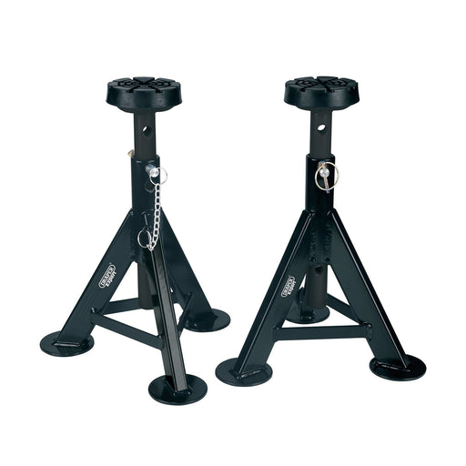 Draper Expert Axle Stands, 3 Tonne, Black (Pair) 04336 Draper - Dynamic Drive